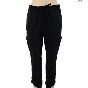 Torrid Black Cargo Pants with Elastic Waistband